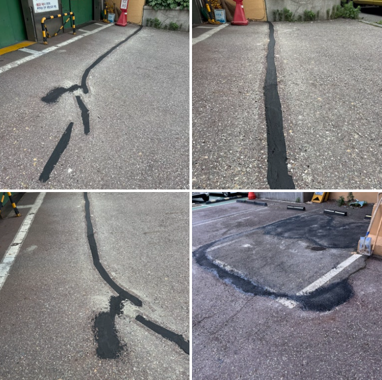 아스팔트 시공 후